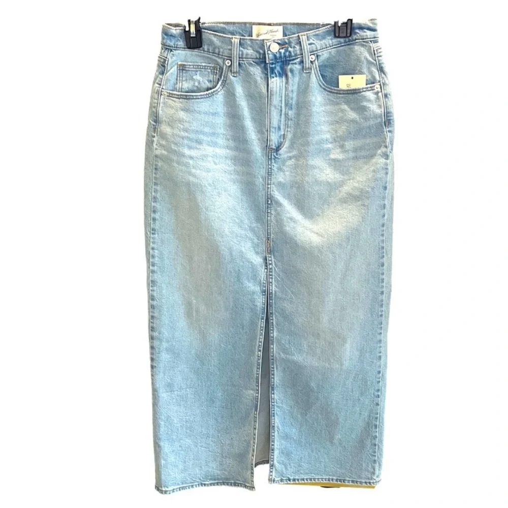 Denim Maxi Skirt Light Wash by Universal Thread